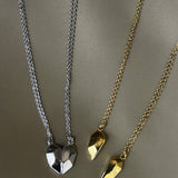 Collana coppia cuore spezzato