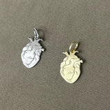 Ciondolo cuore anatomico