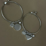 Bracciale rigido con ciondolo