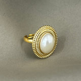 Anello scudo di perla