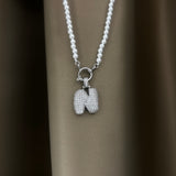 Collana Bubble perle silver