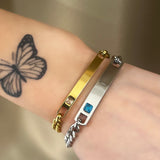 Bracciale Targhetta coppia