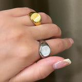 Anello Chevalier tondo