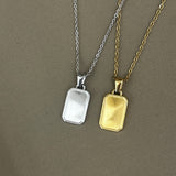 Collana forma rettangolare