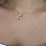 Collana cuoricino cornice