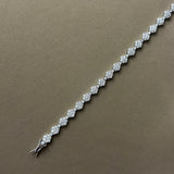 Bracciale tennis fiore