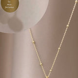 Collana Medaglietta rotonda 925