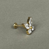 Piercing farfalla