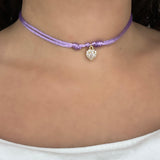 Choker cuore polare gold