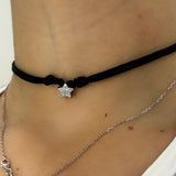Choker stellina Silver