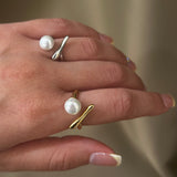 Anello perla