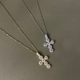 Collana Croce Magic rosa
