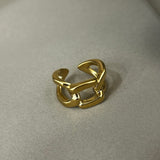 Anello catena piatta