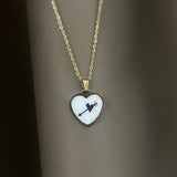 Collana cuore con freccia