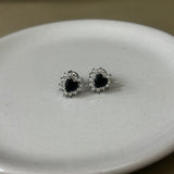 Orecchini cuore sw silver