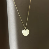 Collana Medaglietta cuore Tif