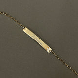 Bracciale targhetta baby