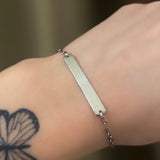 Bracciale targhetta baby