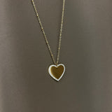 Collana Cuore Clotilde acciaio