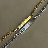 Bracciale Targhetta coppia