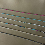 Bracciali tennis con moschettone