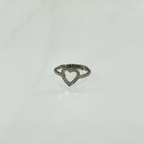Anello cuore shine