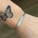 Bracciale targhetta uomo groumette small