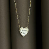Collana Cuore Clotilde argento