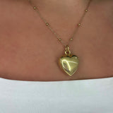 Collana Cuore bombato grande