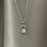 Collana punto luce heart