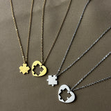 Collana coppia Puzzle