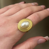 Anello scudo di perla