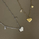 Collana cuore bebe