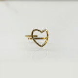 Anello contorno cuore