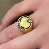 Anello Chevalier Golden Heart