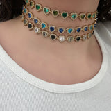 Collana choker much love Gold