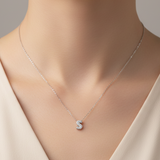 Collana Iniziale Minimal silver