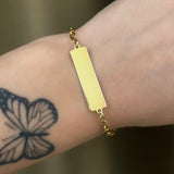 Bracciale targhetta rol