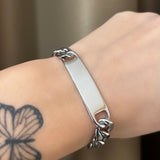 Bracciale uomo groumette acciaio