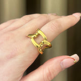 Anello catena piatta