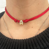 Choker Iniziale Minimal gold