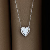 Collana Cuore Clotilde argento