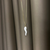 Collana Corno smaltato grande