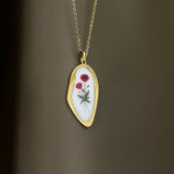 Collana papaveri rossi