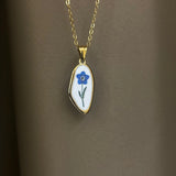 Collana Fiorellino blu