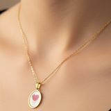 Collana cuore mongolfiera