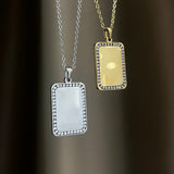 Collana Aura rettangolare
