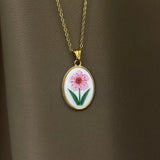 Collana Fiorellino rosa