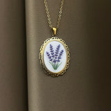 Collana mazzo di lavanda