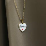Collana cuore mamma